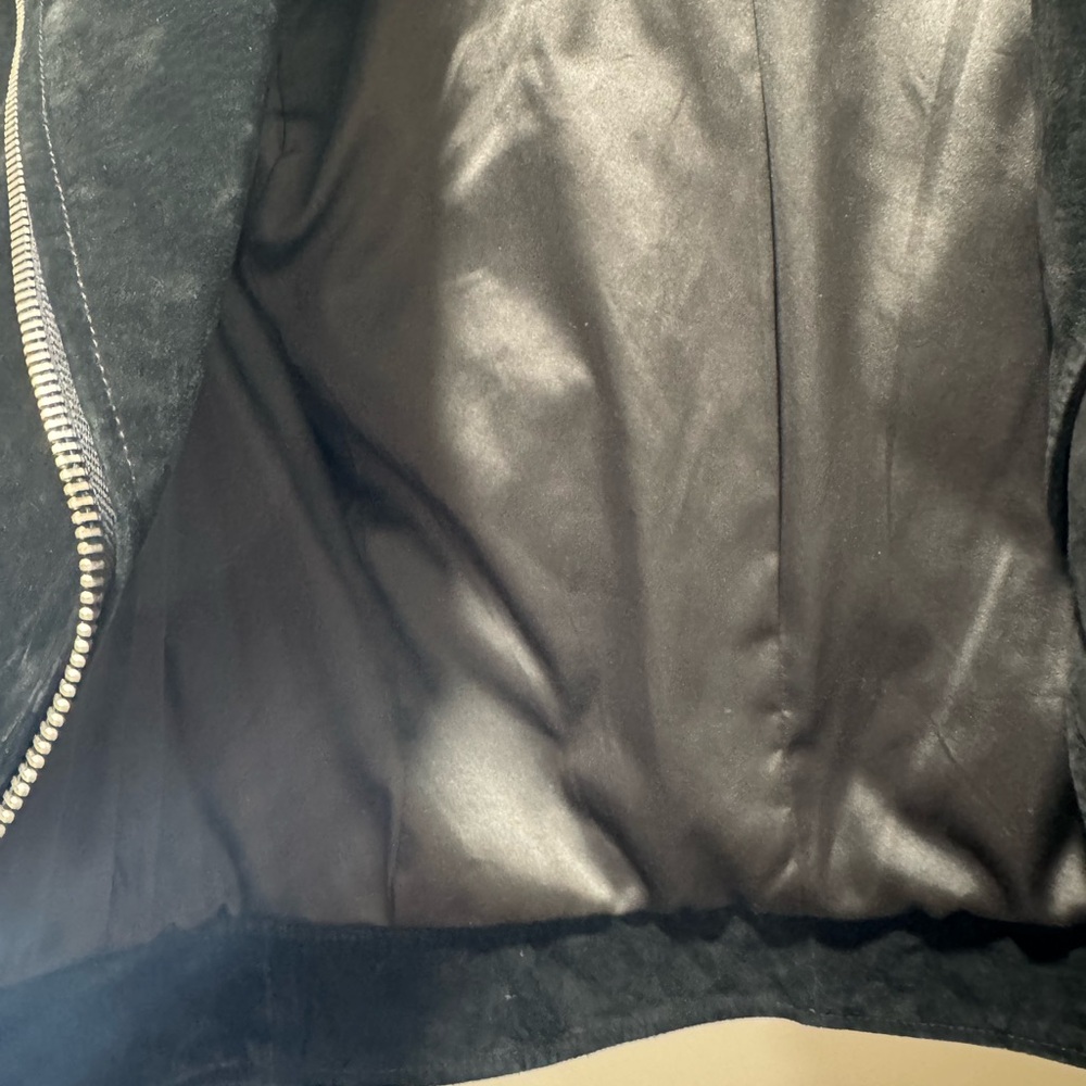 BLANKNYC Black Suede Moto Jacket – 100% Leather – Size XS - Picture 9 of 9